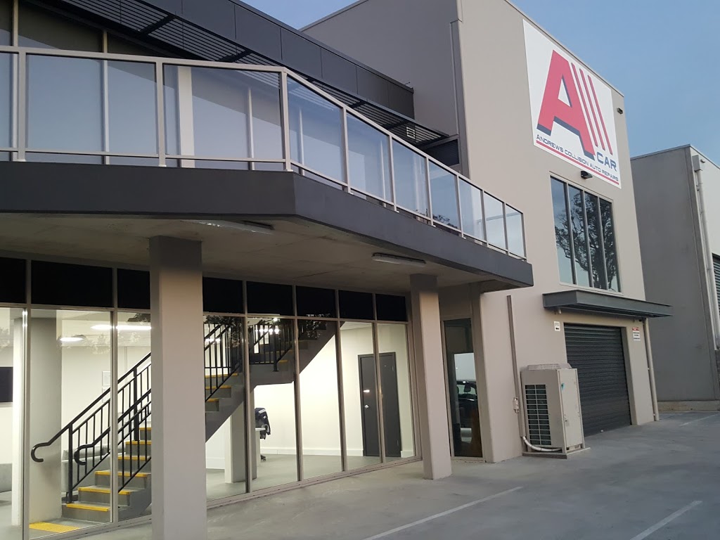 Andrew's Collision Auto Repairs workshop entrance in Ingleburn